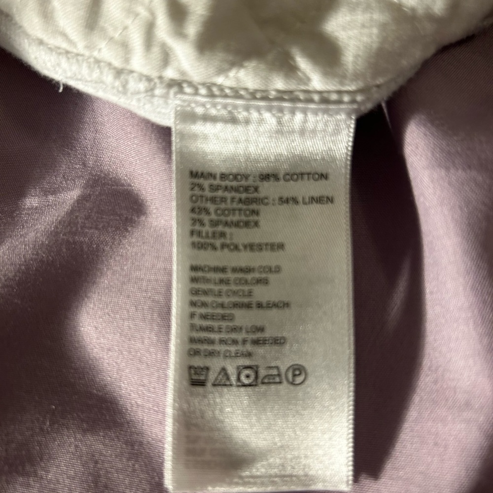 Tommy Bahama Women's Half Zip Sweatshirt - White XL - Picture 4 of 10